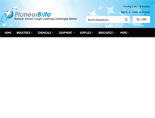 Tablet Screenshot of pioneerbrite.com